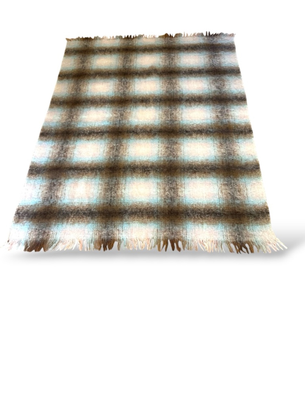 Royal Scot mohair and wool throw